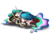 Size: 1800x1270 | Tagged: safe, artist:whisperseas, discord, princess celestia, g4, duo, female, male, ship:dislestia, shipping, sleeping, straight, watermark