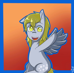 Size: 1024x1002 | Tagged: safe, artist:marima15, derpy hooves, pegasus, pony, g4, female, mare, solo