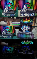 Size: 2338x3731 | Tagged: safe, artist:canvymamamoo, dj pon-3, vinyl scratch, g4, brushable, customized toy, irl, photo, toy