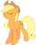 Size: 4893x6000 | Tagged: safe, artist:slb94, applejack, g4, rarity takes manehattan, absurd resolution, female, simple background, solo, transparent background, vector
