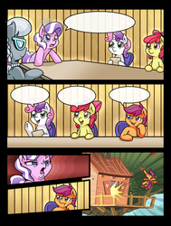 Size: 1202x1588 | Tagged: safe, artist:vavacung, apple bloom, diamond tiara, scootaloo, silver spoon, sweetie belle, earth pony, pegasus, pony, unicorn, crusaders of the lost mark, g4, my little pony: friendship is magic, arin hanson face, comic, cutie mark, cutie mark crusaders, defenestration, dorkly, employer meme, exploitable meme, female, filly, meme, meme template, parody, template, the cmc's cutie marks