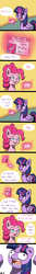 Size: 500x3750 | Tagged: safe, artist:sonikku001, pinkie pie, twilight sparkle, alicorn, pony, g4, comic, female, id card, mare, mermaid man and barnacle boy iii, parody, spongebob squarepants, twilight sparkle (alicorn), wallet