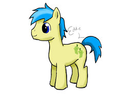 Size: 1024x768 | Tagged: safe, artist:theanimalover, goldengrape, sir colton vines iii, earth pony, pony, g4, male, simple background, solo, stallion, white background