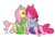 Size: 214x147 | Tagged: safe, artist:fawniet, fluttershy, pinkie pie, anthro, g4, pixel art, simple background, transparent background