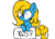 Size: 2874x2090 | Tagged: safe, artist:dereklestrange, oc, oc only, oc:internet explorer, pony, browser ponies, high res, internet explorer, pls, solo, thousand yard stare