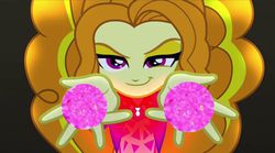 Size: 502x280 | Tagged: safe, edit, screencap, adagio dazzle, equestria girls, g4, my little pony equestria girls: rainbow rocks, attack, cure flora, go princess precure, hilarious in hindsight, precure, pretty cure