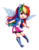 Size: 790x1011 | Tagged: safe, artist:epiccookininja, rainbow dash, equestria girls, g4, chibi, colored pupils, cute, dashabetes, eared humanization, female, humanized, ponied up, simple background, solo, transparent background, winged humanization