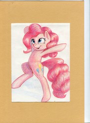 Size: 5100x7019 | Tagged: safe, artist:sokolas, pinkie pie, g4, absurd resolution, female, solo, traditional art