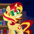 Size: 500x500 | Tagged: safe, artist:php92, sunset shimmer, pony, unicorn, g4, book, bookshelf, female, solo