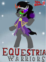 Size: 768x1040 | Tagged: safe, artist:bigrinth, king sombra, g4, equestria warriors, hyrule warriors, male, solo, the legend of zelda, wizzro