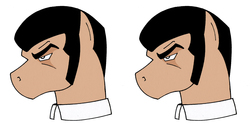 Size: 1120x555 | Tagged: safe, artist:combatkaiser, pony, duke togo, golgo 13, ponified, portrait, solo