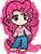 Size: 777x1029 | Tagged: safe, artist:theotherdash, pinkie pie, human, g4, chibi, female, humanized, light skin, solo