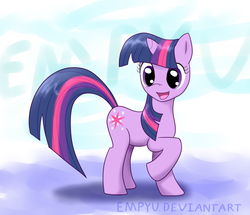 Size: 1000x859 | Tagged: safe, artist:empyu, twilight sparkle, pony, unicorn, g4, female, solo, unicorn twilight