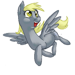 Size: 317x317 | Tagged: artist needed, safe, derpy hooves, pegasus, pony, g4, female, happy, mare, solo