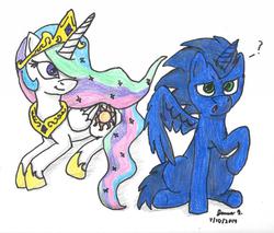 Size: 1024x872 | Tagged: safe, artist:ripjaws-girl21, princess celestia, alicorn, pony, g4, alicornified, male, ponified, race swap, request, sonic the hedgehog, sonic the hedgehog (series), traditional art