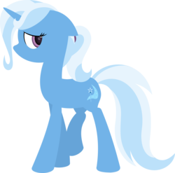 Size: 2273x2245 | Tagged: safe, artist:zacatron94, trixie, pony, unicorn, g4, alternate hairstyle, female, high res, mare, simple background, solo, transparent background