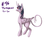 Size: 1024x768 | Tagged: safe, artist:luckyorigamistars, twilight sparkle, alicorn, espeon, pony, g4, female, mare, pokémon, ponymon, solo, twilight sparkle (alicorn)