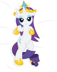 Size: 4417x5556 | Tagged: safe, artist:destinytails, rarity, g4, absurd resolution, bedroom eyes, clothes, crown, female, loose hair, on back, princess rarity, shoes, simple background, solo