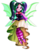 Size: 1024x1288 | Tagged: safe, artist:syico, aria blaze, equestria girls, g4, bare shoulders, fin wings, simple background, sleeveless, strapless, transparent background