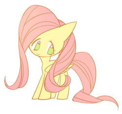 Size: 605x569 | Tagged: safe, artist:memoneo, fluttershy, pegasus, pony, g4, female, simple background, solo, transparent background