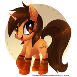 Size: 3000x3000 | Tagged: safe, artist:thenornonthego, oc, oc only, pony, unicorn, chibi, clothes, high res, simple background, socks, solo, transparent background