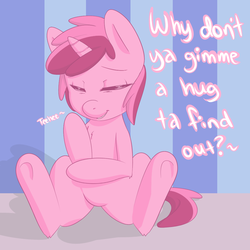 Size: 1000x1000 | Tagged: safe, artist:tentacuddles, ruby pinch, ask pinchy, g4, ask, solo, tumblr