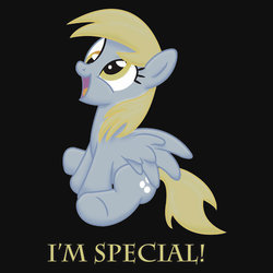 Size: 550x550 | Tagged: safe, artist:ak71, derpy hooves, g4, clothes, female, merchandise, redbubble, shirt, solo, sticker, text