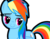 Size: 775x597 | Tagged: safe, edit, edited screencap, screencap, rainbow dash, g4, sonic rainboom (episode), background removed, female, lidded eyes, simple background, solo, transparent background