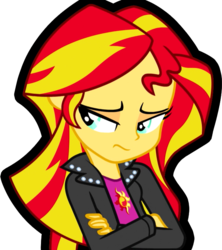 Size: 639x720 | Tagged: safe, edit, edited screencap, screencap, sunset shimmer, equestria girls, g4, my little pony equestria girls: rainbow rocks, background removed, female, simple background, solo, transparent background