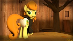 Size: 1280x720 | Tagged: safe, artist:ponies47, carrot top, golden harvest, g4, 3d, clothes, diaper, female, hoodie, non-baby in diaper, solo, source filmmaker, sweater