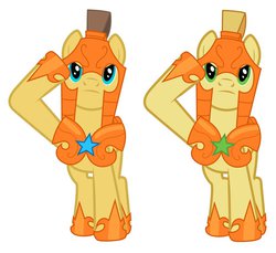 Size: 934x856 | Tagged: safe, artist:3d4d, braeburn, caramel, g4, duo, royal guard