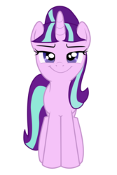 Size: 2000x3000 | Tagged: safe, artist:aaronmk, starlight glimmer, pony, unicorn, g4, the cutie map, female, high res, s5 starlight, shit eating grin, simple background, smug, smuglight glimmer, solo, transparent background, vector