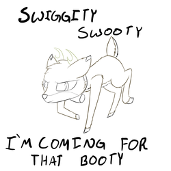 Size: 2500x2500 | Tagged: safe, bramble, g4, high res, raised hoof, raised leg, simple background, smirk, sneaking, solo, swiggity swag, swiggity swooty