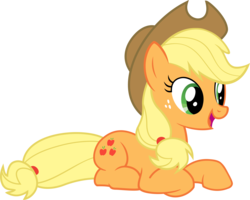 Size: 6000x4795 | Tagged: safe, artist:slb94, applejack, g4, absurd resolution, simple background, sitting, transparent background, vector