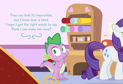 Size: 950x650 | Tagged: safe, artist:dm29, rarity, spike, g4, female, male, ship:sparity, shipping, straight, valentine, valentine's day