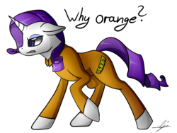 Size: 2000x1500 | Tagged: safe, artist:cleoziep, rarity, g4, clothes, prison outfit, prisoner ry, simple background, solo, transparent background