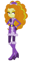 Size: 294x586 | Tagged: safe, artist:karmenliinak231, adagio dazzle, equestria girls, g4, a dazzling winter