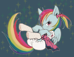 Size: 600x463 | Tagged: safe, artist:mecha maru, rainbow dash, g4, clothes, female, pixiv, solo