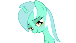 Size: 1922x1081 | Tagged: safe, artist:doshpony, lyra heartstrings, pony, unicorn, g4, bedroom eyes, blushing, cute, female, looking at you, lyrabetes, mare, simple background, solo, transparent background