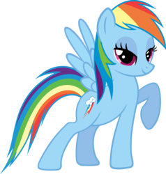Size: 5706x6000 | Tagged: safe, artist:slb94, rainbow dash, g4, absurd resolution, bedroom eyes, female, rarity pose, simple background, solo, transparent background