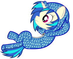 Size: 2088x1667 | Tagged: safe, artist:spellboundcanvas, dj pon-3, vinyl scratch, g4, footed sleeper