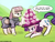 Size: 960x720 | Tagged: safe, artist:lumineko, maud pie, rarity, earth pony, pony, unicorn, g4, maud pie (episode), my little pony: friendship is magic, 30 minute art challenge, :t, bag, clothes, dress, duo, eating, eyeshadow, female, floppy ears, glare, gritted teeth, hat, heavy, hoof hold, makeup, mare, rock, saddle bag