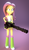 Size: 756x1282 | Tagged: safe, artist:3d thread, artist:borickrut, artist:creatorofpony, fluttershy, equestria girls, g4, 3d, 3d model, blender, boots, clothes, crazy face, faic, gun, insanity, minigun, polka dot socks, shirt, skirt, smiling, socks, tank top