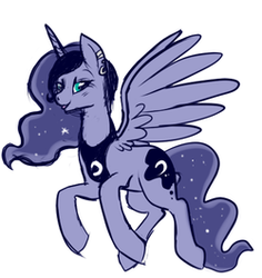 Size: 250x265 | Tagged: safe, artist:lulubell, princess luna, ask princess luna, g4, ask, female, simple background, solo, tumblr, white background