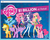 Size: 500x399 | Tagged: safe, applejack, fluttershy, pinkie pie, rainbow dash, rarity, twilight sparkle, equestria girls, g4, my little pony equestria girls: friendship games, official, box art, hasbro, hasbro logo, horse news, mane six, my little pony logo, pony history, spread wings, twilight sparkle (alicorn), wings