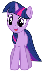 Size: 3051x5000 | Tagged: safe, artist:estories, twilight sparkle, pony, unicorn, g4, the super speedy cider squeezy 6000, :d, female, mare, simple background, smiling, solo, transparent background, unicorn twilight, vector