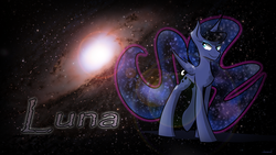 Size: 1920x1080 | Tagged: safe, artist:crestfallencelestia, princess luna, g4, female, solo, space, wallpaper