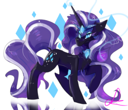 Size: 3500x3000 | Tagged: safe, artist:rayadra, nightmare rarity, female, simple background, solo, transparent background