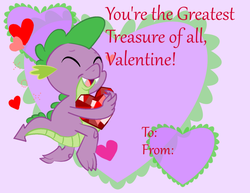 Size: 1024x791 | Tagged: safe, artist:candiphoenixes, spike, g4, male, solo, valentine's day