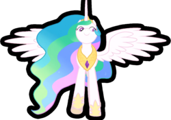 Size: 1095x768 | Tagged: safe, edit, edited screencap, screencap, princess celestia, pony, fall weather friends, g4, background removed, female, mare, simple background, solo, transparent background